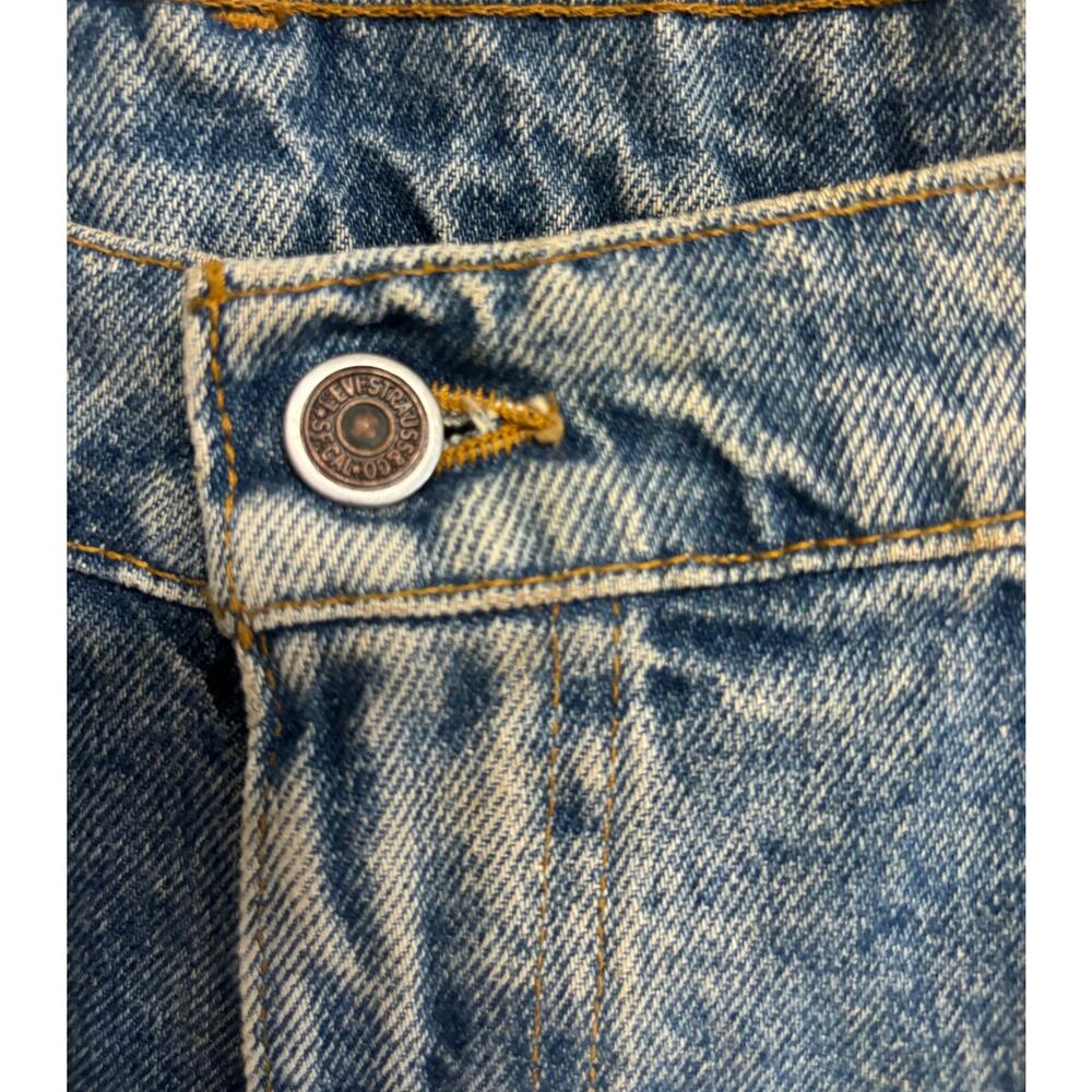 Levi’s 550 Relaxed Fit Jeans Made in USA Vintage W38 L30 Tapered Leg Blue New - Picture 4 of 13